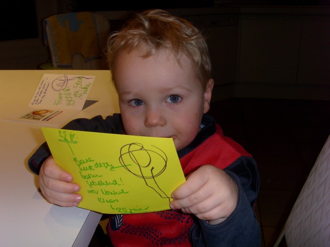 Na de vis, tekent Benne nu ook een boom!